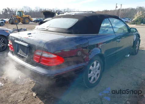2002 Mercedes-Benz Clk 320 from USA, damaged, VIN WDBLK65G32T104613